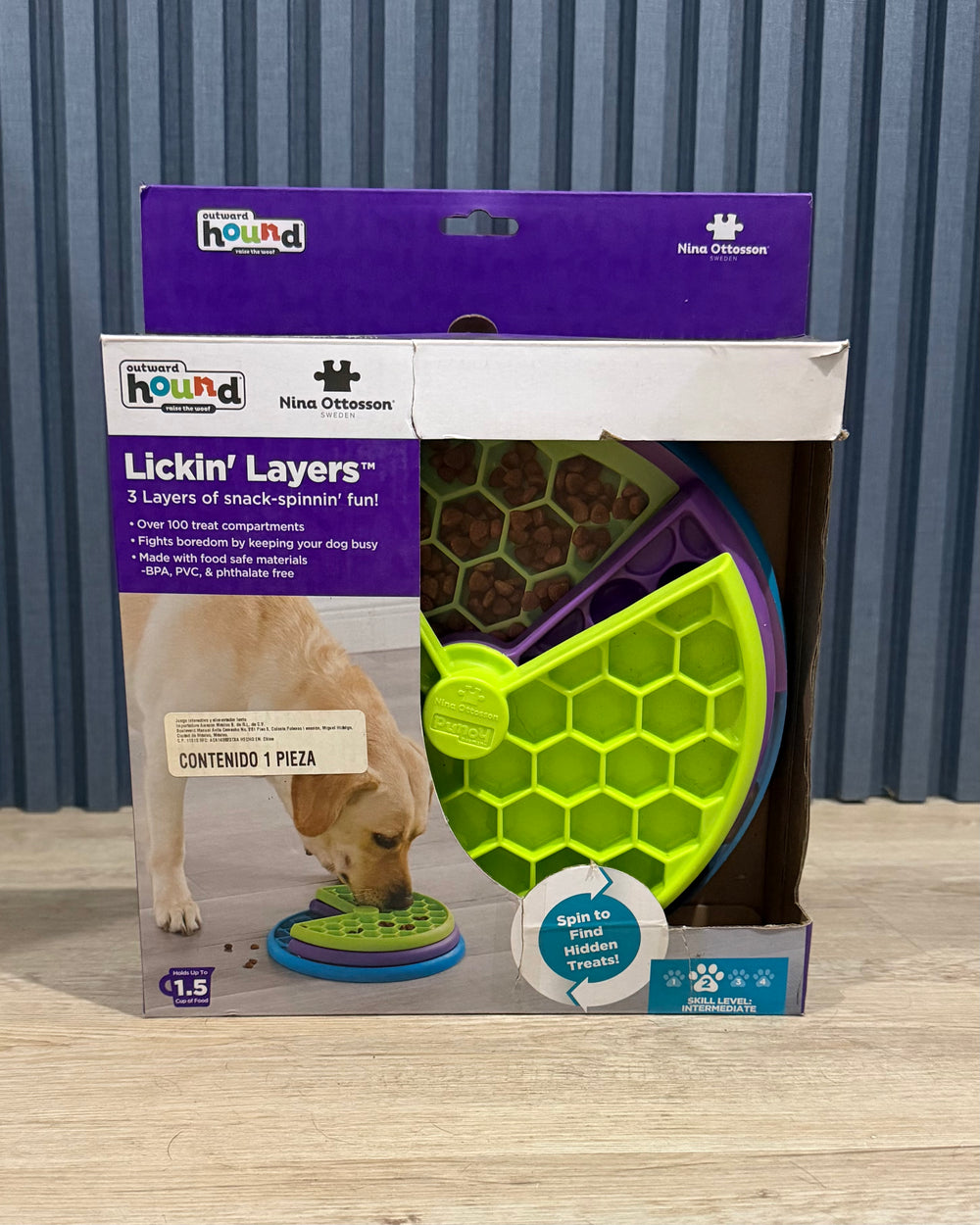 Rompecabezas Y Comedero Interactivo | Lickin' Layers